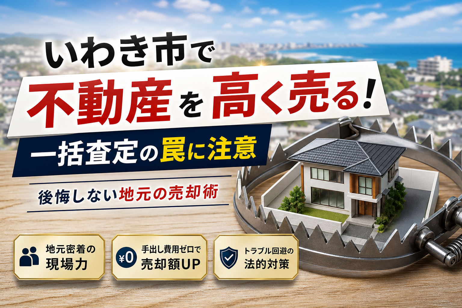 いわき市で不動産を売却して高く売る！一括査定の罠と後悔しない地元の売買ポイント