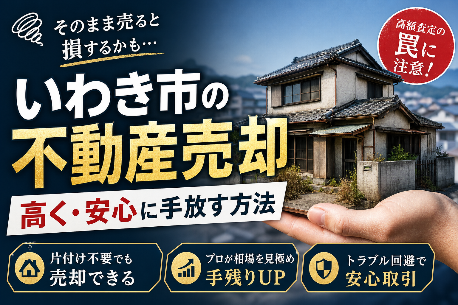 いわき市で不動産売却の相談をするなら？高額査定の罠と実家を損なく手放す地元解決法