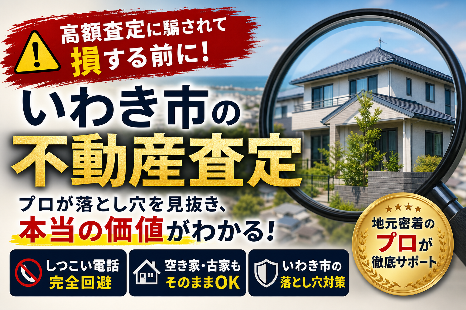 いわき市で不動産売却の査定を無料で頼む前に！高額査定の罠と地域の落とし穴をプロが解説