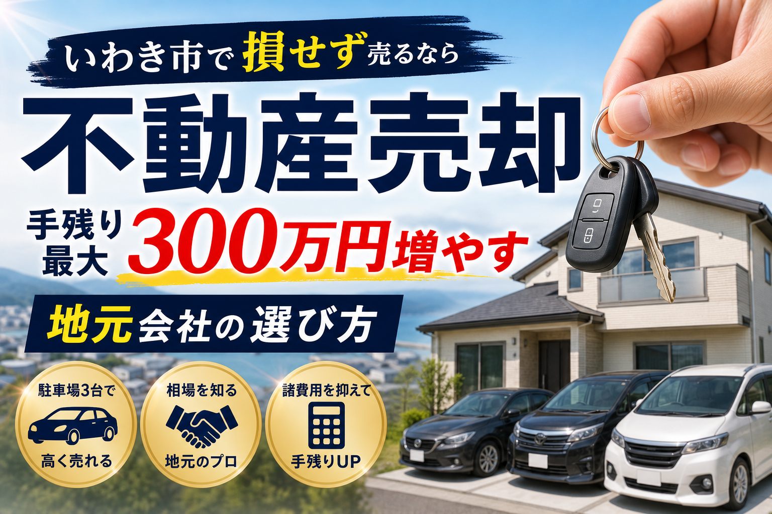 いわき市での不動産売却を高く売るコツ！一括査定に騙されず手残りを増やす地元会社の選び方