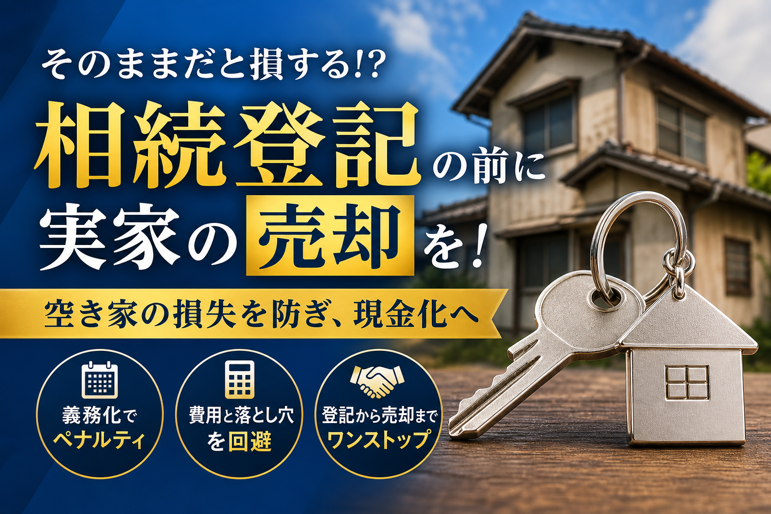 【司法書士に頼む前に】いわき市の相続登記と空き家売却の盲点｜費用・名義変更の注意点