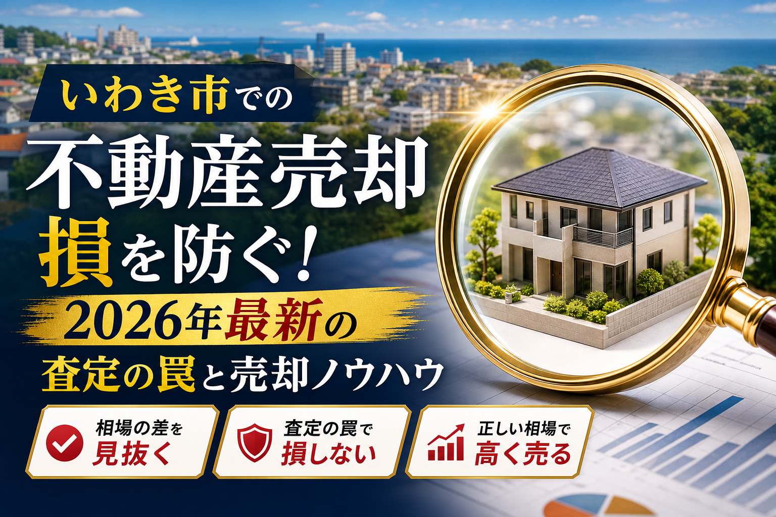 いわき市での不動産売却の相場を知り損を防ぐ！2026年最新の査定の罠と売却ノウハウ