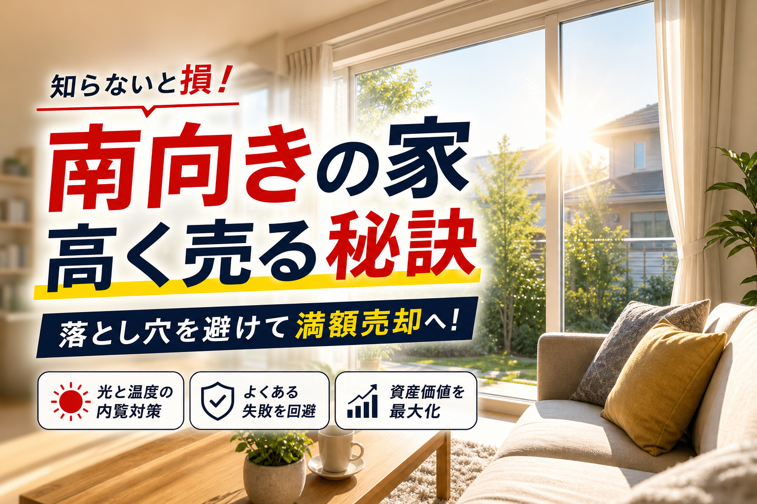 南向きの家を売却するメリットを最大化！落とし穴を回避して高く売る内覧対策とコツ