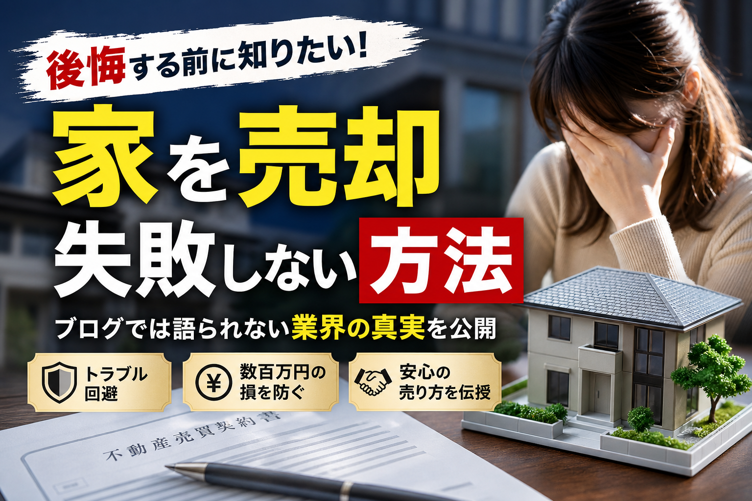 家を売却したブログの失敗談がリアル！業界の闇を暴き安心の売り方をプロが伝授