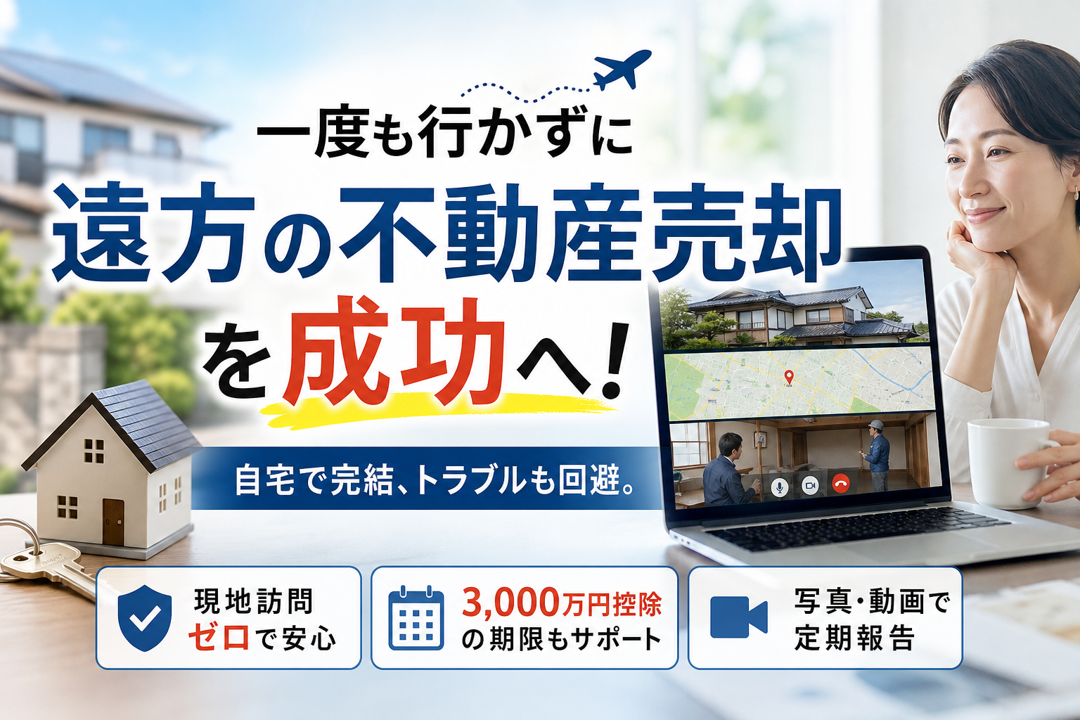 遠方での不動産売却を一度も行かずに成功させる完全ガイド：実例と注意点を解説