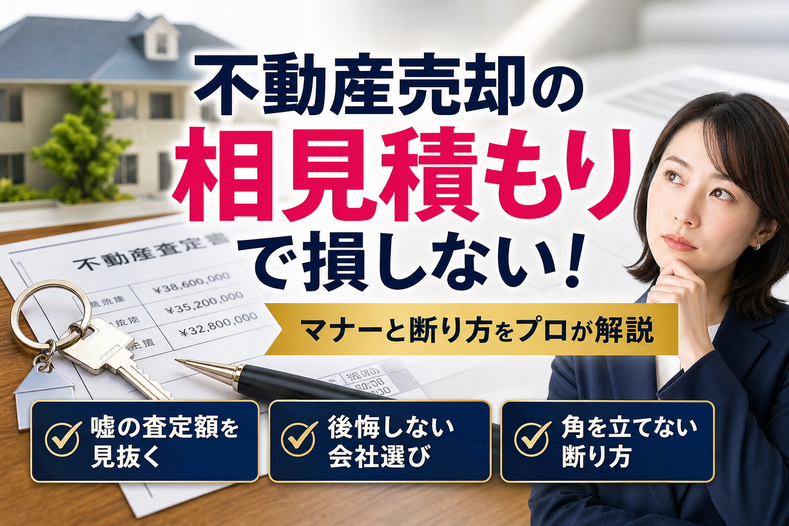 不動産売却での相見積もりで守るべきマナーとは？嘘の査定額と断り方までプロが解説