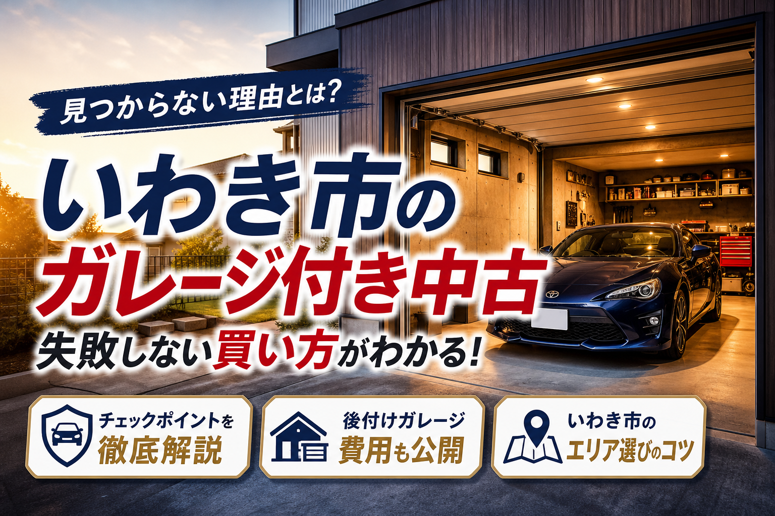 いわき市でガレージ付きハウスの中古物件が見つからない理由と後悔しない賢い買い方のコツ