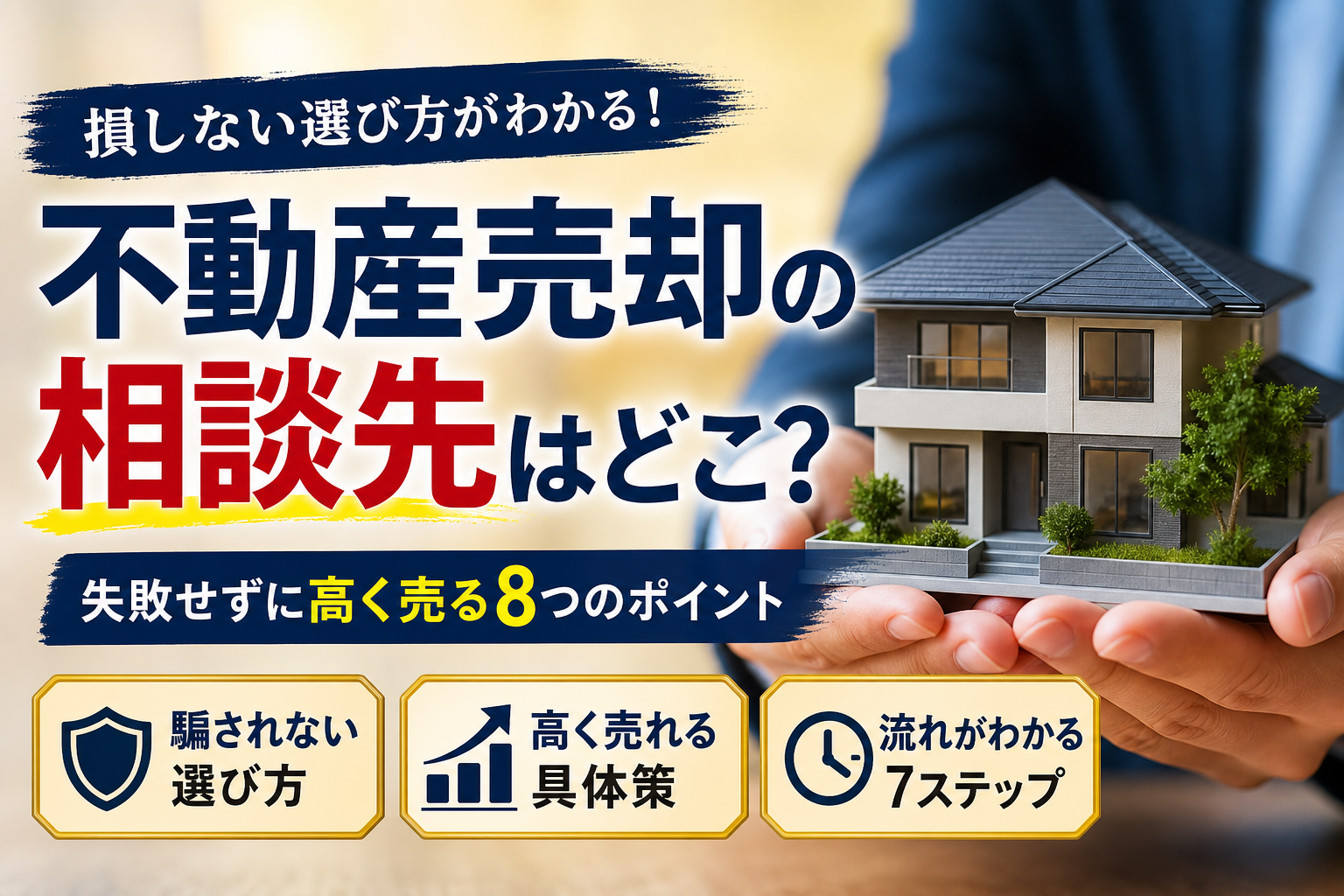 不動産売却の相談先はどこ？騙されない選び方と失敗なしで高く売る全手順