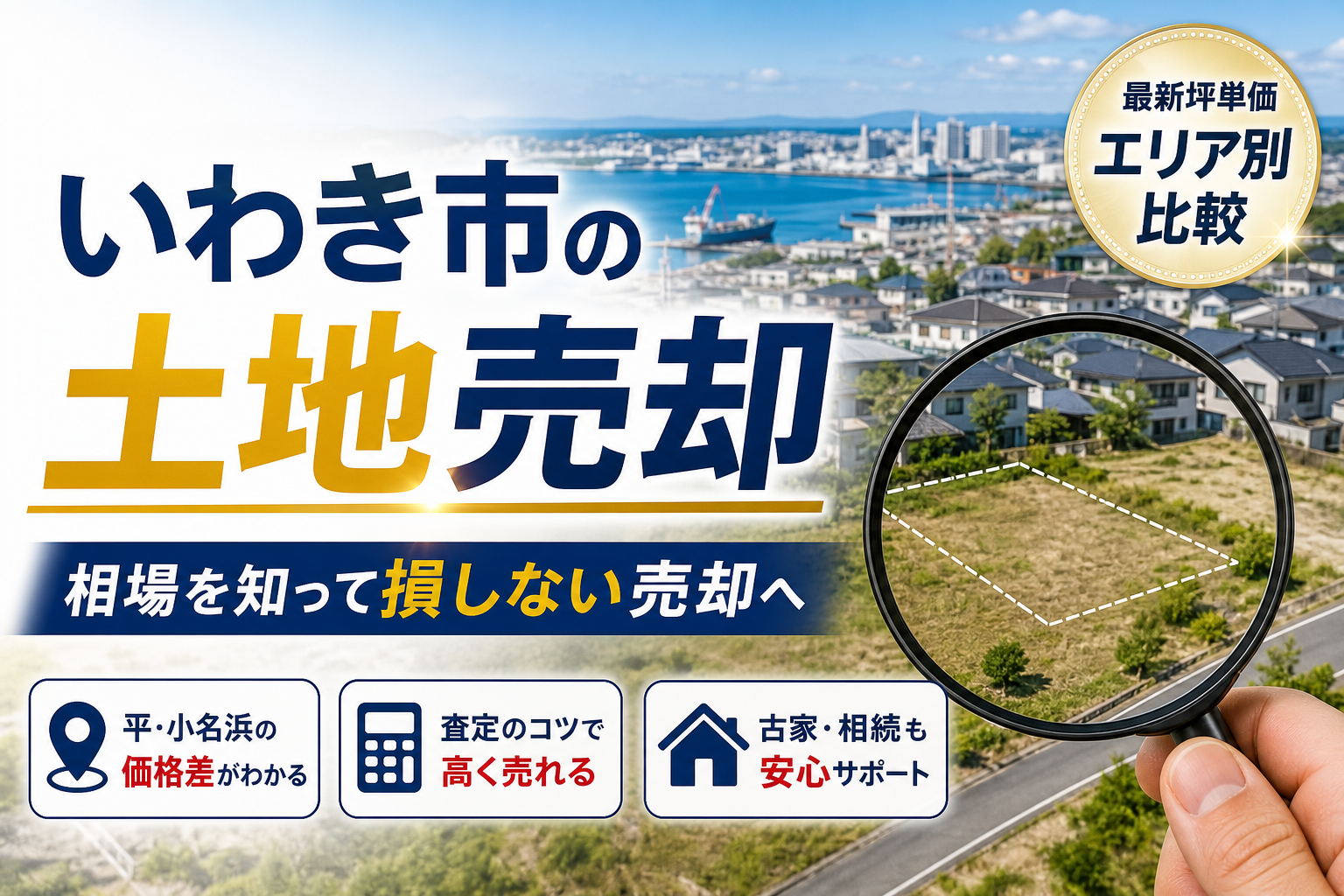いわき市で土地売却の相場と最新坪単価！平・小名浜の価格差と損しない査定術